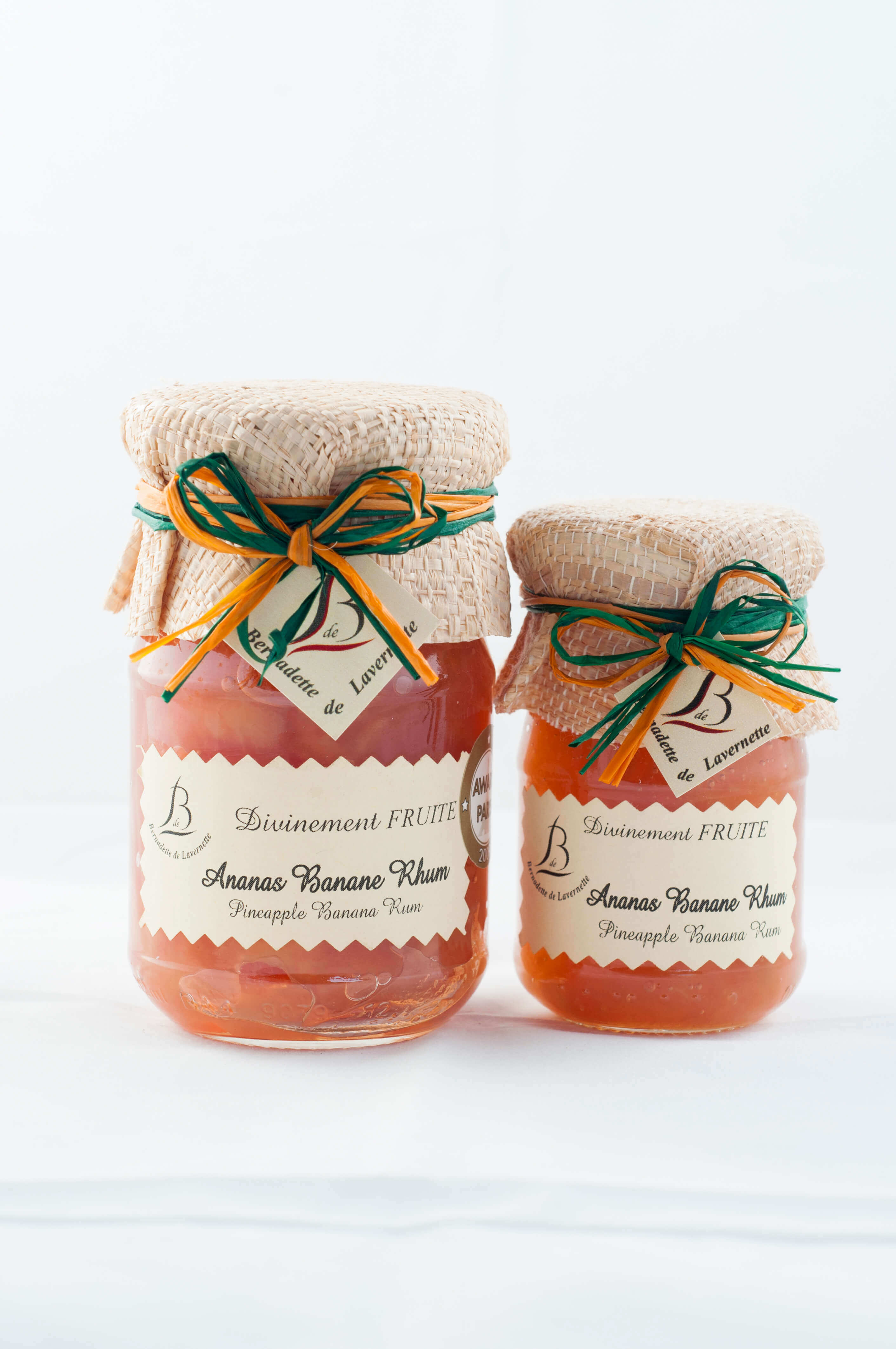 Confiture Ananas Banane Rhum 250g • Sun&Green
