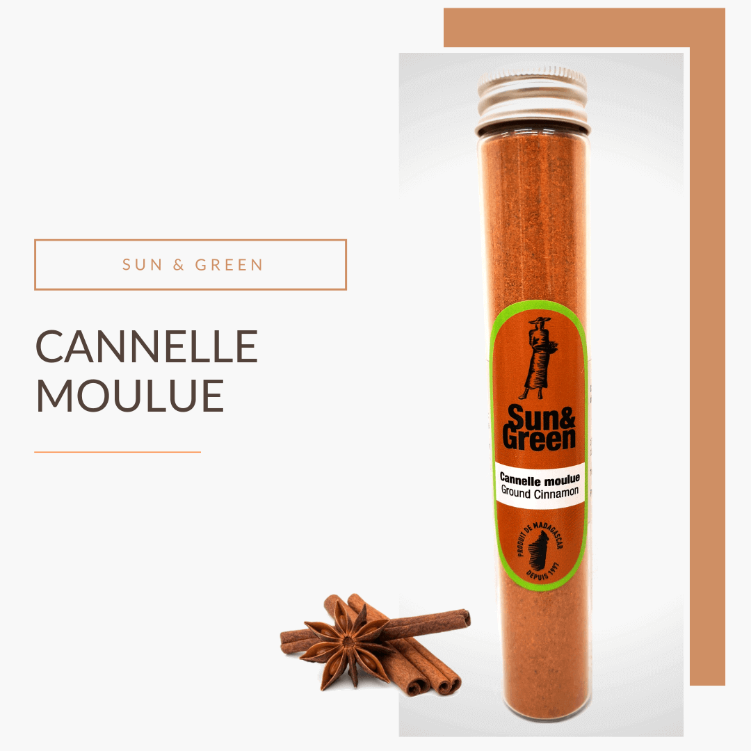 Achat Cannelle Madagascar : Cannelle en poudre (40g) • Sun and Green