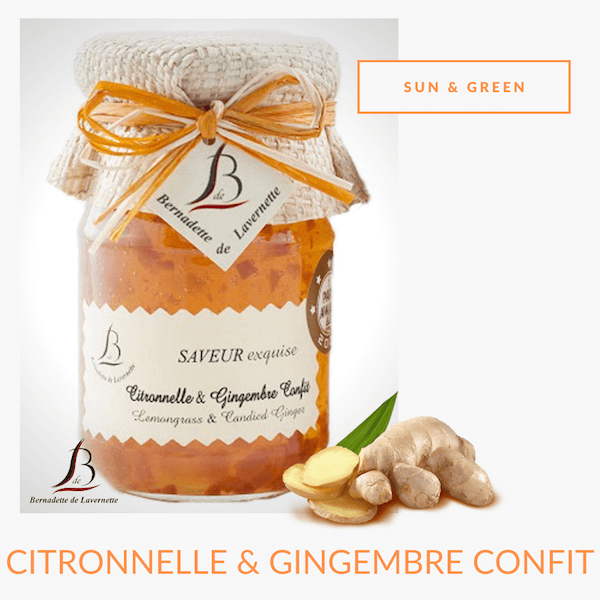 Confiture au citron et gingembre