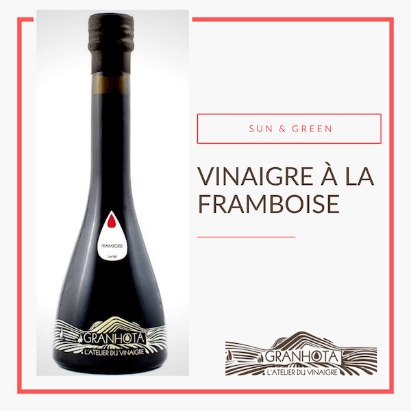 Achat Vinaigre à la Framboise (250ml) • Sun and Green