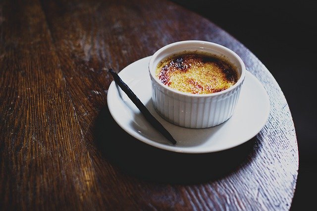 Crème brûlée à la vanille