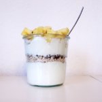 Mousse de yaourt au caviar de vanille