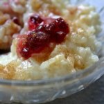 Riz au lait et à la vanille