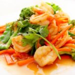 Crevettes au curry