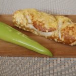 Feuilletés au roquefort et confiture de poire & gingembre