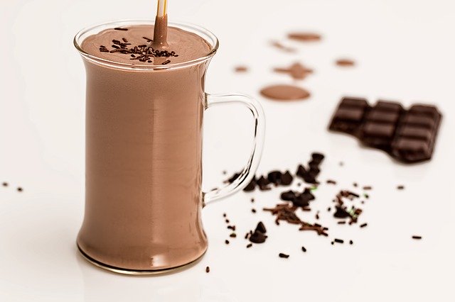 Smoothie au chocolat au lait arabica et fleur de sel marin