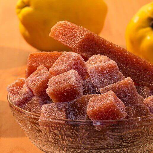 Pâte de fruits au coing et à la confiture d’ananas, banane et rhum