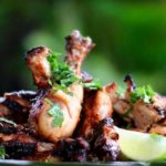 Aiguillettes de poulet au vinaigre à la pulpe de poivron rouge