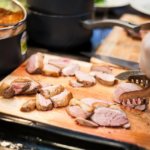 Canard à l'orange & vinaigre de mangue épicée