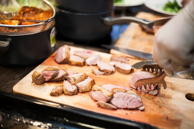 Canard à l'orange & vinaigre de mangue épicée