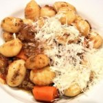 Gnocchis en sauce pimentés
